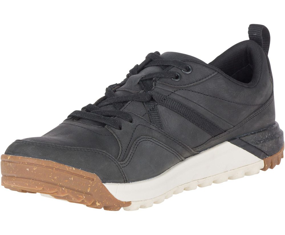 Merrell Sneakers Black - Indeway Leather - Mens 07DKNIERW